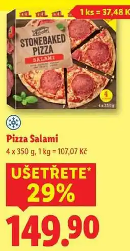 Lidl Pizza Salami, 4x 350 g nabídka