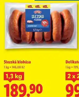 Lidl Slezská klobása, 1,3 kg nabídka