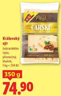 Lidl Královský sýr, 350 g nabídka