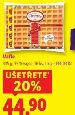 Lidl Vafle, 335 g nabídka