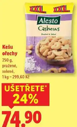 Lidl Kešu ořechy, 250 g nabídka