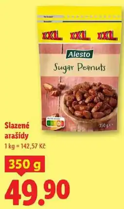 Lidl Slazené arašídy, 350 g nabídka