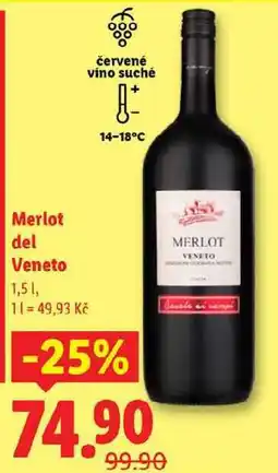 Lidl Merlot del Veneto, 1,5 l nabídka