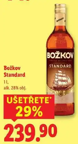 Lidl Božkov Standard, 1 l nabídka
