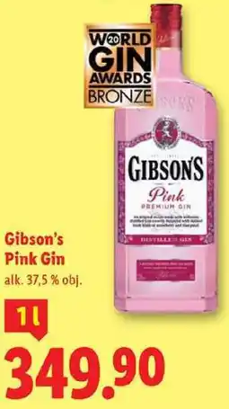 Lidl Gibson's Pink Gin, 1 l nabídka