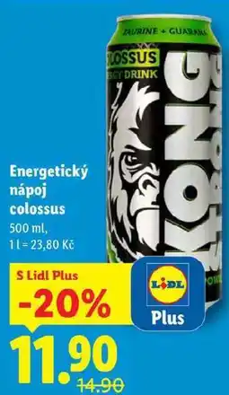 Lidl Energetický nápoj colossus, 500 ml nabídka