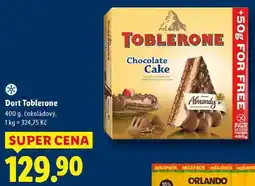 Lidl Dort Toblerone, 400 g nabídka