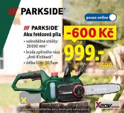 Lidl Aku řetězová pila nabídka