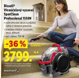 Lidl Bissell Víceúčelový vysavač SpotClean Professional 1558N nabídka