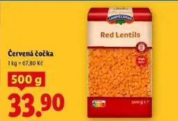 Lidl Červená čočka, 500 g nabídka