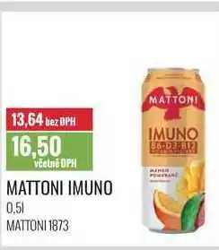 Ratio MATTONI IMUNO, 0,5 l nabídka