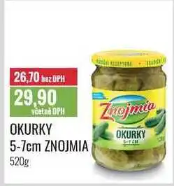 Ratio OKURKY 5-7cm ZNOJMIA 520g nabídka