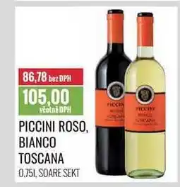 Ratio PICCINI ROSO, BIANCO TOSCANA, 0,75 l nabídka