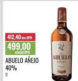 Ratio ABUELO AÑEJO 40% 1l nabídka