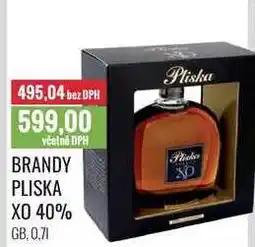 Ratio BRANDY PLISKA XO 40% 0,7l nabídka