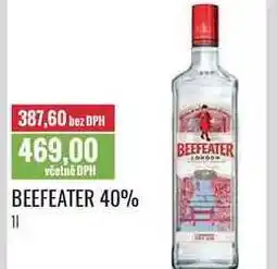 Ratio BEEFEATER 40% 1l nabídka
