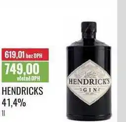 Ratio HENDRICKS 41,4% 1l nabídka