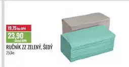 Ratio RUČNÍK ZZ ZELENÝ, ŠEDÝ 250ks nabídka