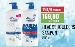 Ratio HEAD&SHOULDERS ŠAMPON 800 ml nabídka