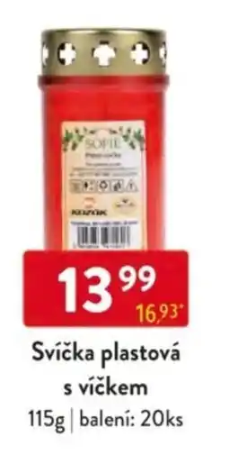 Qanto Svíčka plastová s víčkem nabídka