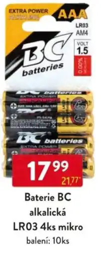 Qanto Baterie BC alkalická LR03 mikro nabídka