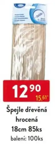 Qanto Špejle dřevěná hrocená 18cm nabídka