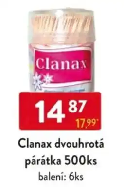 Qanto Clanax dvouhrotá párátka nabídka