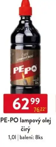 Qanto PE-PO lampový olej čirý nabídka