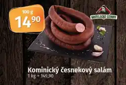COOP TIP Kominický česnekový salám nabídka