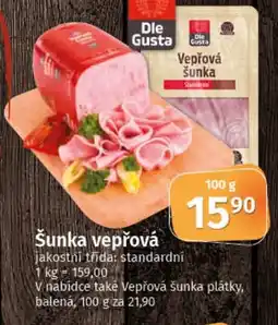COOP TIP Šunka vepřová nabídka