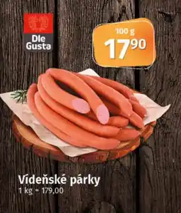 COOP TIP Vídeňské párky nabídka