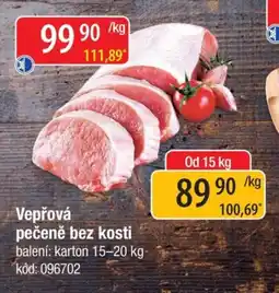 Qanto Vepřová pečeně bez kosti nabídka