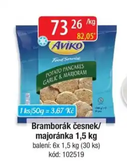Qanto Bramborák česnek/ majoránka nabídka