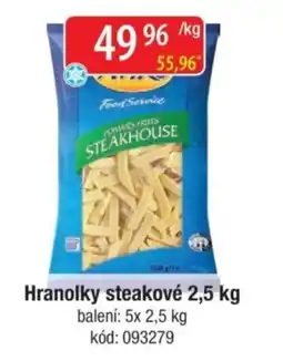 Qanto Hranolky steakové nabídka