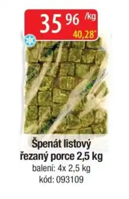 Qanto Špenát listový řezaný porce nabídka