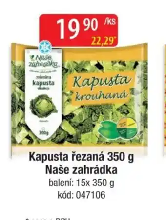 Qanto NAŠE ZAHRÁDKA Kapusta řezaná nabídka