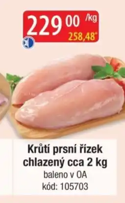 Qanto Krůtí prsní řízek chlazený nabídka