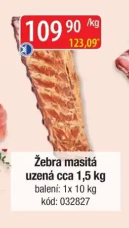 Qanto Žebra masitá uzená nabídka