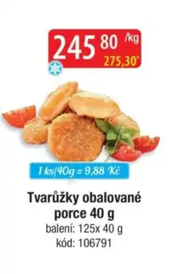 Qanto Tvarůžky obalované porce nabídka