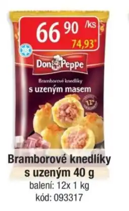 Qanto Bramborové knedlíky s uzeným nabídka