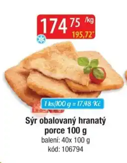 Qanto Sýr obalovaný hranatý porce nabídka