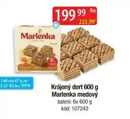Qanto Krájený dort marlenka medový nabídka