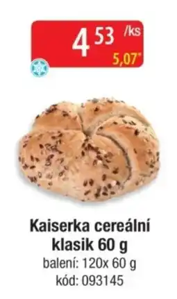 Qanto Kaiserka cereální klasik nabídka