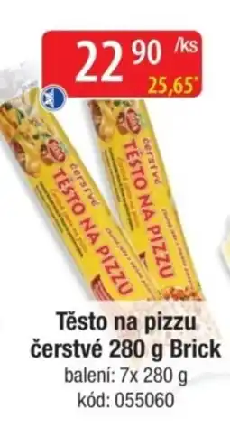Qanto Těsto na pizzu čerstvé brick nabídka