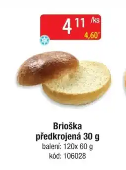 Qanto Brioška předkrojená nabídka