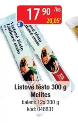 Qanto Listové těsto melites nabídka