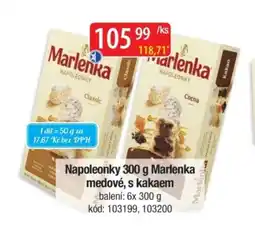 Qanto Napoleonky marlenka medové, s kakaem nabídka