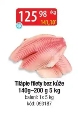 Qanto Tilápie filety bez kůže nabídka