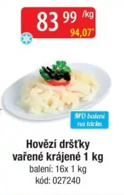 Qanto Hovězí dršťky vařené krájené nabídka