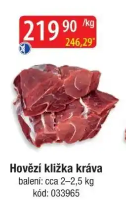 Qanto Hovězí kližka kráva nabídka